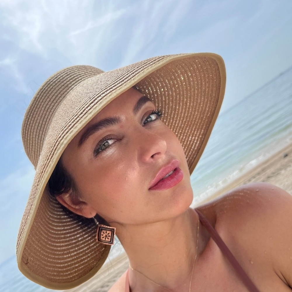 Foldable beach hat - Picture 5 of 8